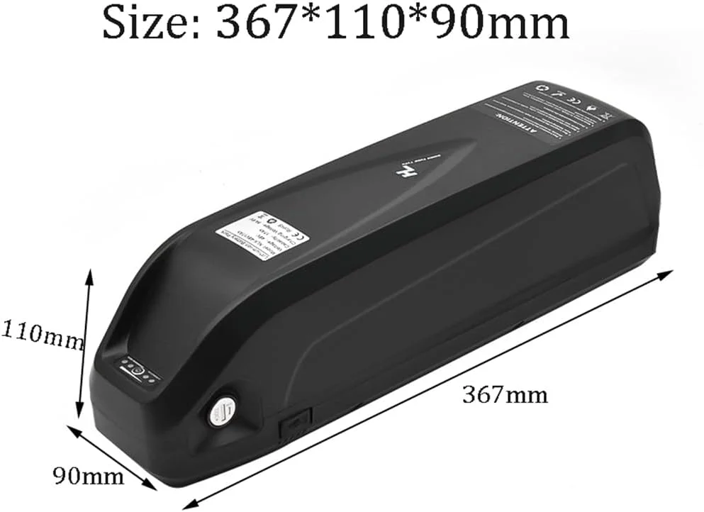 باتری لیتیوم-یونی 52 ولت برای دوچرخه برقی، مناسب برای موتورهای 750 وات، 1000 وات و 1300 وات، 4 پین، 52 ولت 20 آمپر ساعت