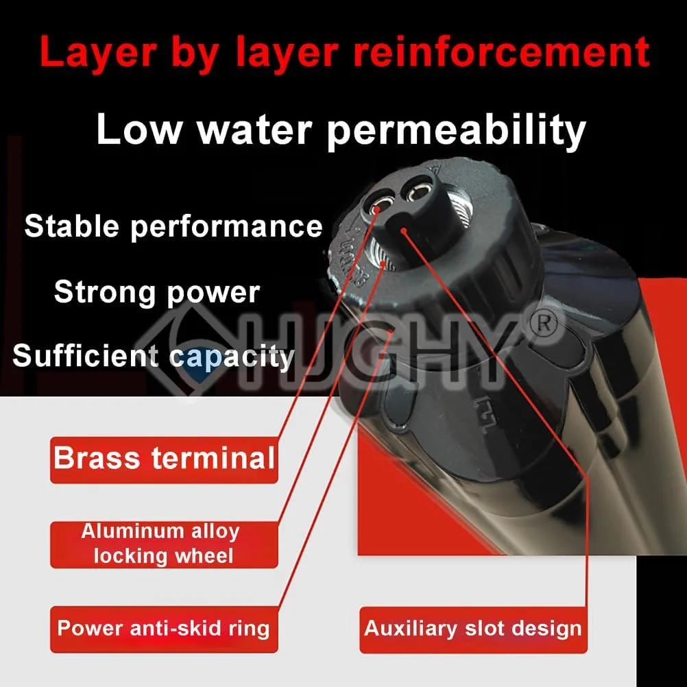 باتری لیتیومی وینچ برقی 14.8 ولت 7000mAh 10000mAh قابل تعویض برای چرخ ماهیگیری برقی به همراه کیف پارچه ای و شارژر