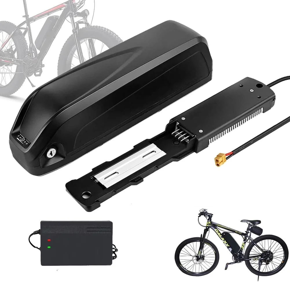 باطری لیتیوم یونی Ebike با لوله پایین 36 ولت 24 ولت 10 آمپر ساعت 13 آمپر ساعت 15 آمپر ساعت 17.5 آمپر ساعت 20 آمپر ساعت 52 ولت 48 ولت 10 آمپر ساعت 13 آمپر ساعت 15 آمپر ساعت 17.5 آمپر ساعت 20 آمپر ساعت با ظرفیت بالا برای دوچرخه برقی، 4 پین، 48 ولت 17.5 آمپر ساعت