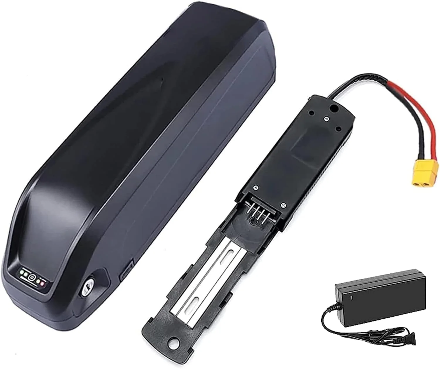 باتری لیتیوم یونی 48 ولت برای دوچرخه برقی، مناسب موتور 0-1000 وات، مدل S039 3، با پورت USB و شارژر، 48 ولت 20 آمپر ساعت