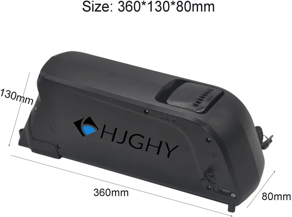 باطری لوله پایین دوچرخه برقی 36 ولت 10 آمپر ساعت 12 آمپر ساعت 15 آمپر ساعت 17.5 آمپر ساعت 48 ولت 52 ولت 10 آمپر ساعت 12 آمپر ساعت 14 آمپر ساعت 8 آمپر ساعت لیتیومی جایگزین برای کیت موتور برقی 0-700 وات به همراه شارژر، اندرسون، 48 ولت 8 آمپر ساعت