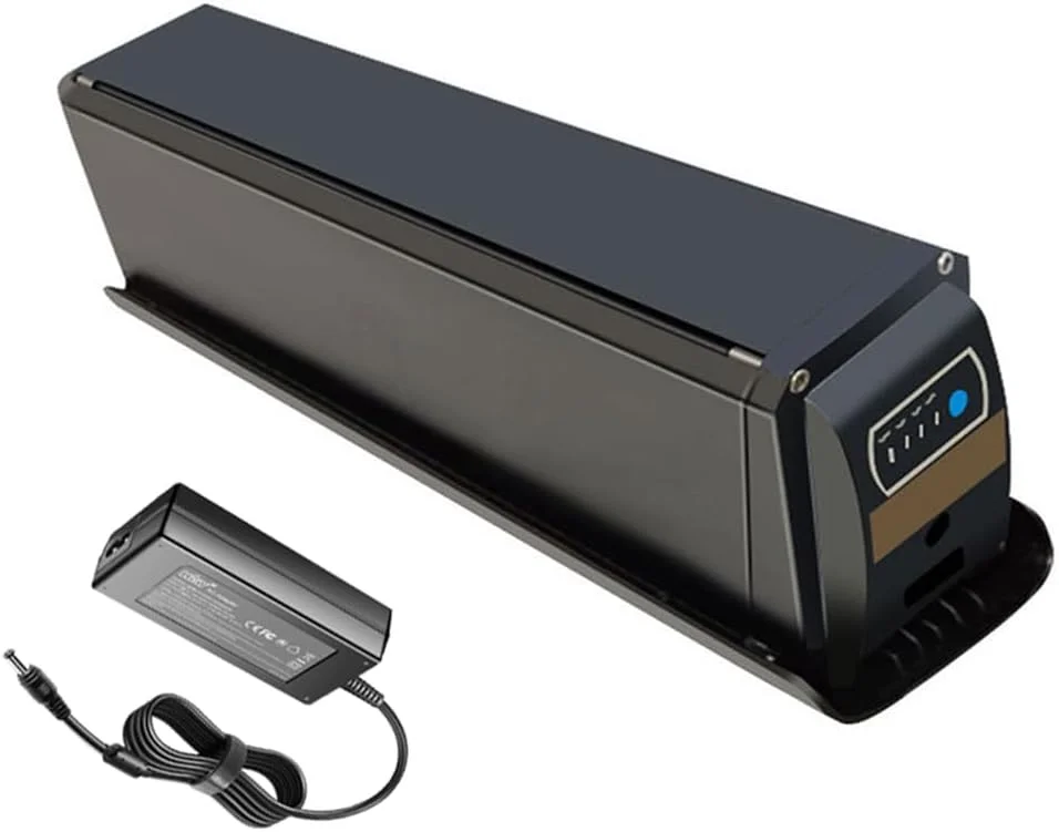 باطری الکترونیکی دوچرخه 48 ولت 20 آمپر ساعت 25 آمپر ساعت 30 آمپر ساعت 52 ولت 20 آمپر ساعت 25 آمپر ساعت لیتیوم یونی با برد محافظ BMS و شارژر برای موتورهای دوچرخه کوهستانی 0-1500 وات، 52 ولت 25 آمپر ساعت