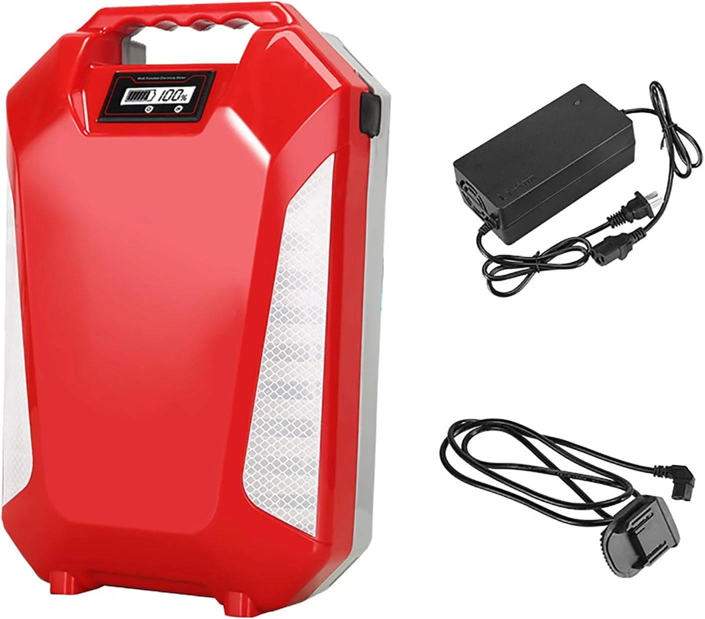 باتری لیتیوم یون 24 ولت 30 آمپر ساعت برای ماشین چمن زنی، باتری 36 ولت 12 آمپر ساعت برای دمنده، باتری 48 ولت 20 آمپر ساعت، باتری های قابل تعویض با کابل آداپتور برای موتور 250W-720W