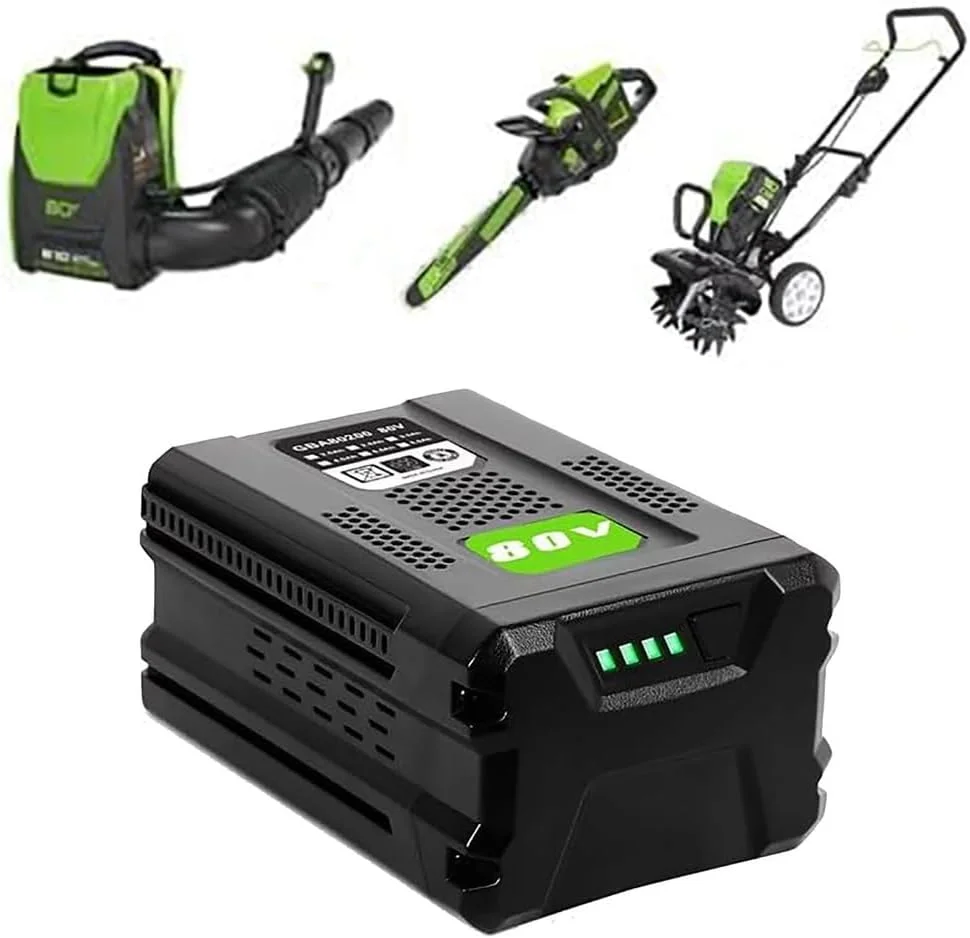 باتری ابزار باغبانی 80 ولت لیتیوم-یونی 4000 میلی آمپر ساعت، 6000 میلی آمپر ساعت، 8000 میلی آمپر ساعت باتری قابل تعویض با محافظ BMS برای سری GBA80300/GBA80200/GBA80250