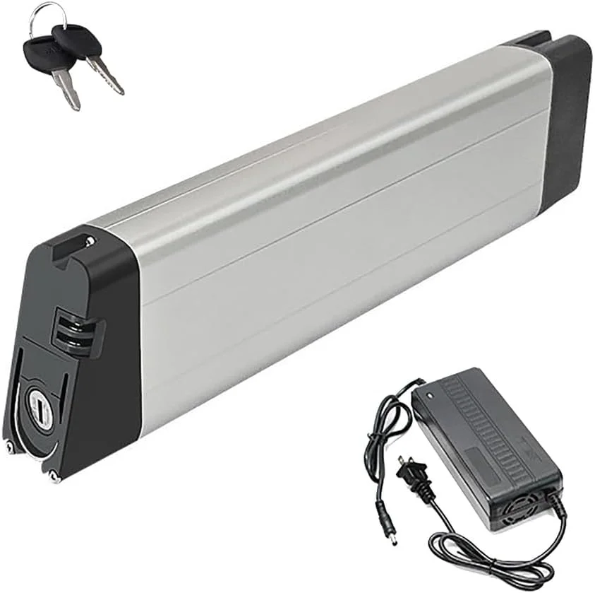 باتری دوچرخه برقی 36 ولت 7.8 آمپر ساعت 9 آمپر ساعت 10 آمپر ساعت تاشو، باتری لیتیومی داخلی 36 ولت برای کیت موتور 0-360 وات، باتری های قابل تعویض 36 ولت با شارژر