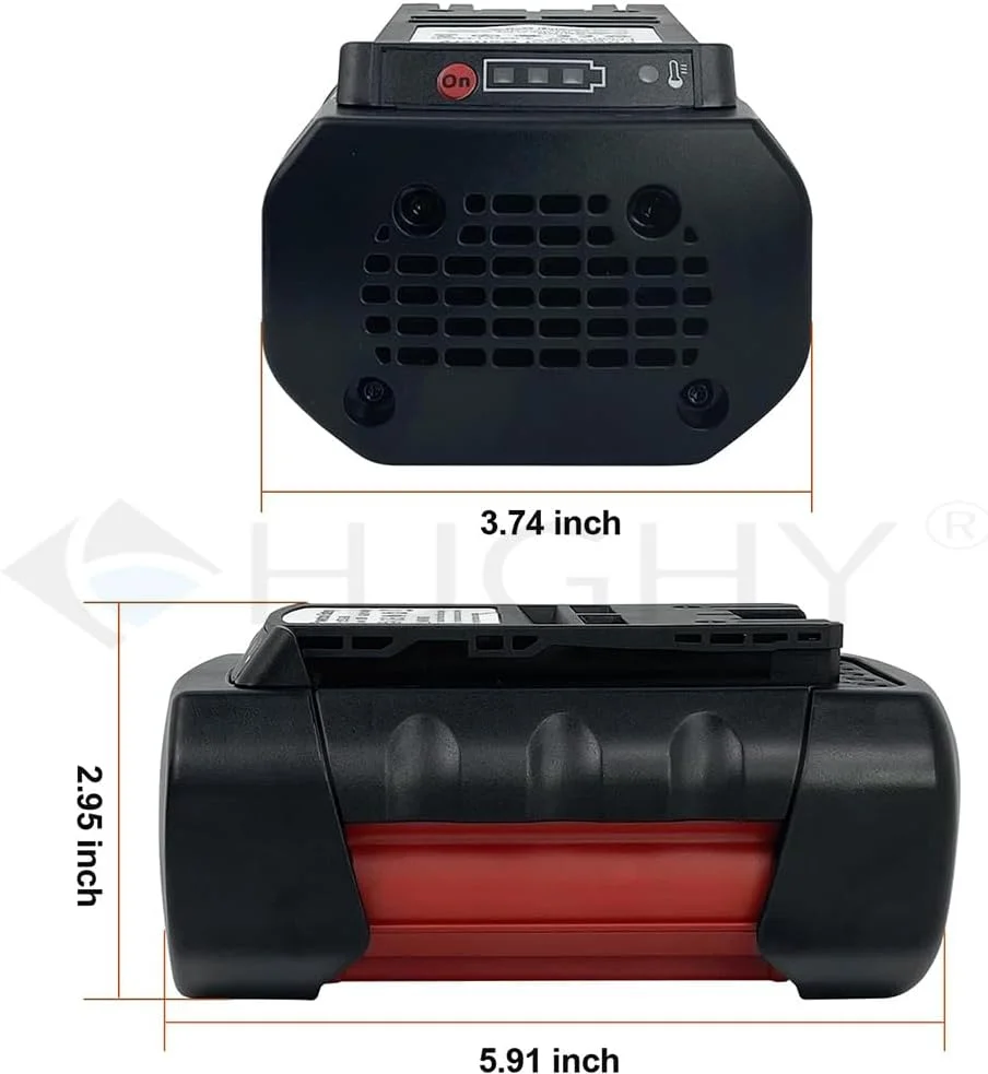 ابزار شارژی دستی 36 ولت، لوازم جانبی باتری لیتیومی 36 ولت 6 آمپر ساعت، باتری لیتیوم یونی جایگزین سازگار با B11536VSR/ GBH 36 VF-Li/GSR 36 V-Li