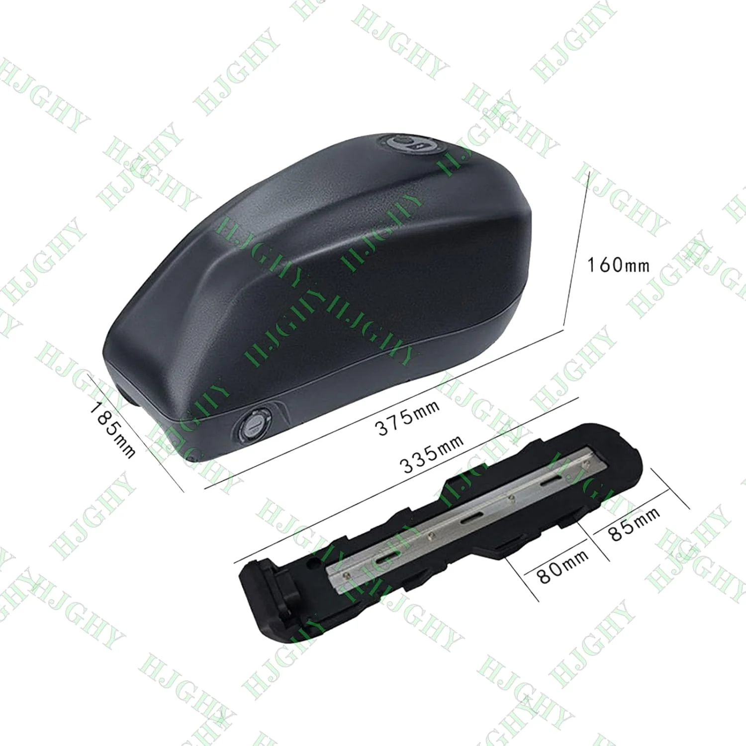 باطری 48 ولت دوچرخه برقی 48V 18Ah 25Ah 32Ah مدل باک سوخت برای موتور سیکلت 800W-1500W باطری لوله پایین 48 ولت با نمایشگر قدرت