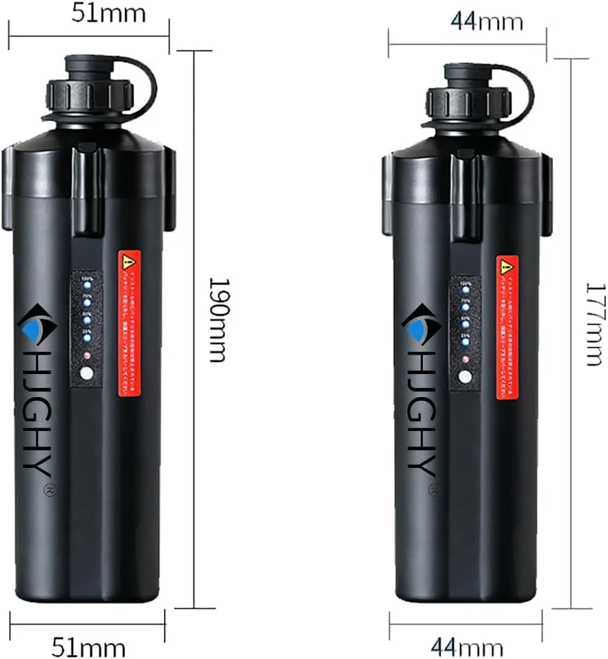 باتری لیتیوم یونی 14.8 ولت 7000 میلی آمپر ساعت / 10000 میلی آمپر ساعت برای قرقره های ماهیگیری برقی، باتری قابل تعویض 14.8 ولت با سیم اتصال برای موتور وینچ برقی 0-150 وات، 14.8 ولت 10000 میلی آمپر ساعت