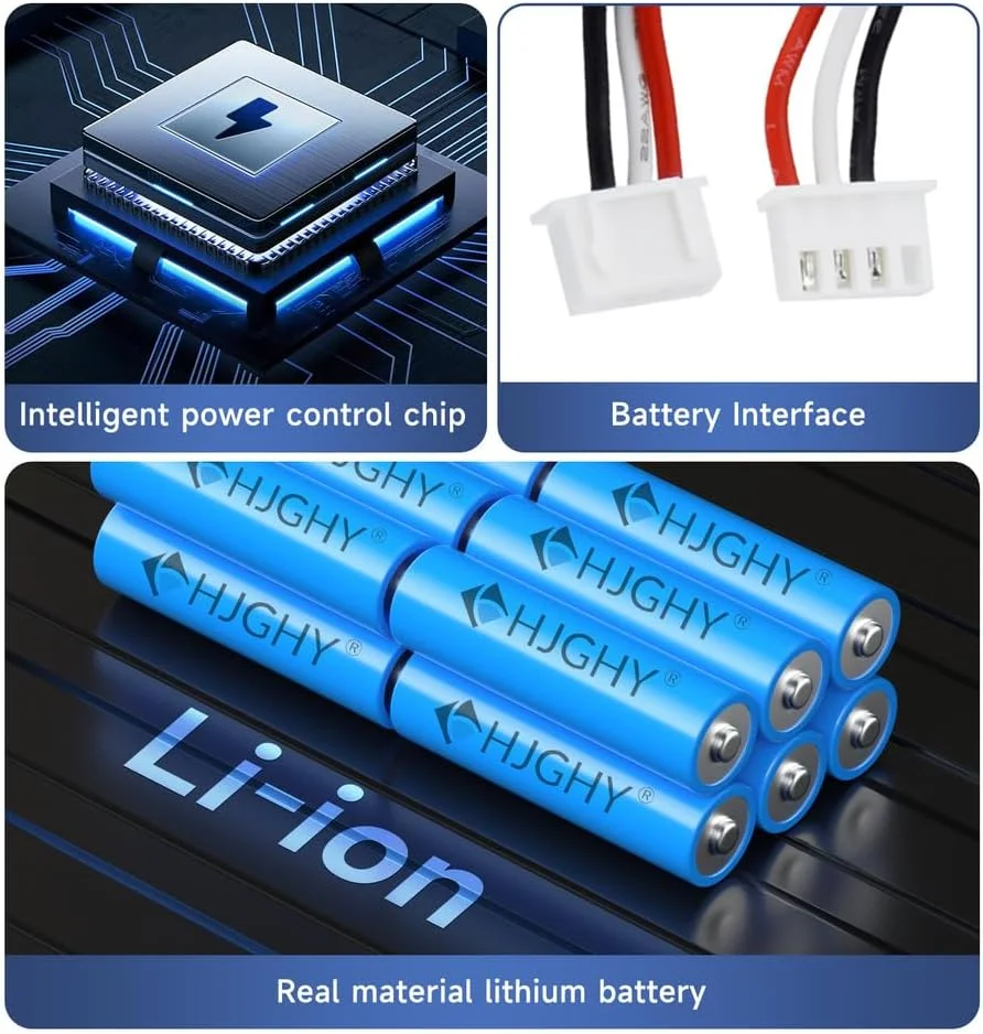 باتری جایگزین 14.4 ولت 4500 میلی آمپر ساعت برای جاروبرقی های مدل N8/N8+/N8 Pro/N5/900/901/905/920/930، باتری لیتیوم یونی 14.4 ولت با برد محافظ BMS