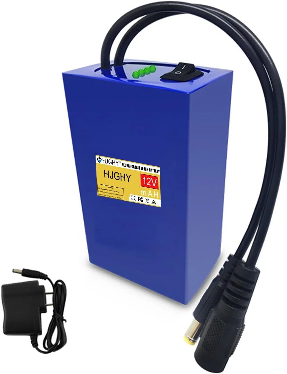 باتری لیتیوم یون قابل شارژ 12 ولت DC با ظرفیت 11000mAh، 12000mAh، 13000mAh، 15000mAh، 16000mAh، 18000mAh، باتری پشتیبان برای دستگاه های الکتریکی 12 ولت