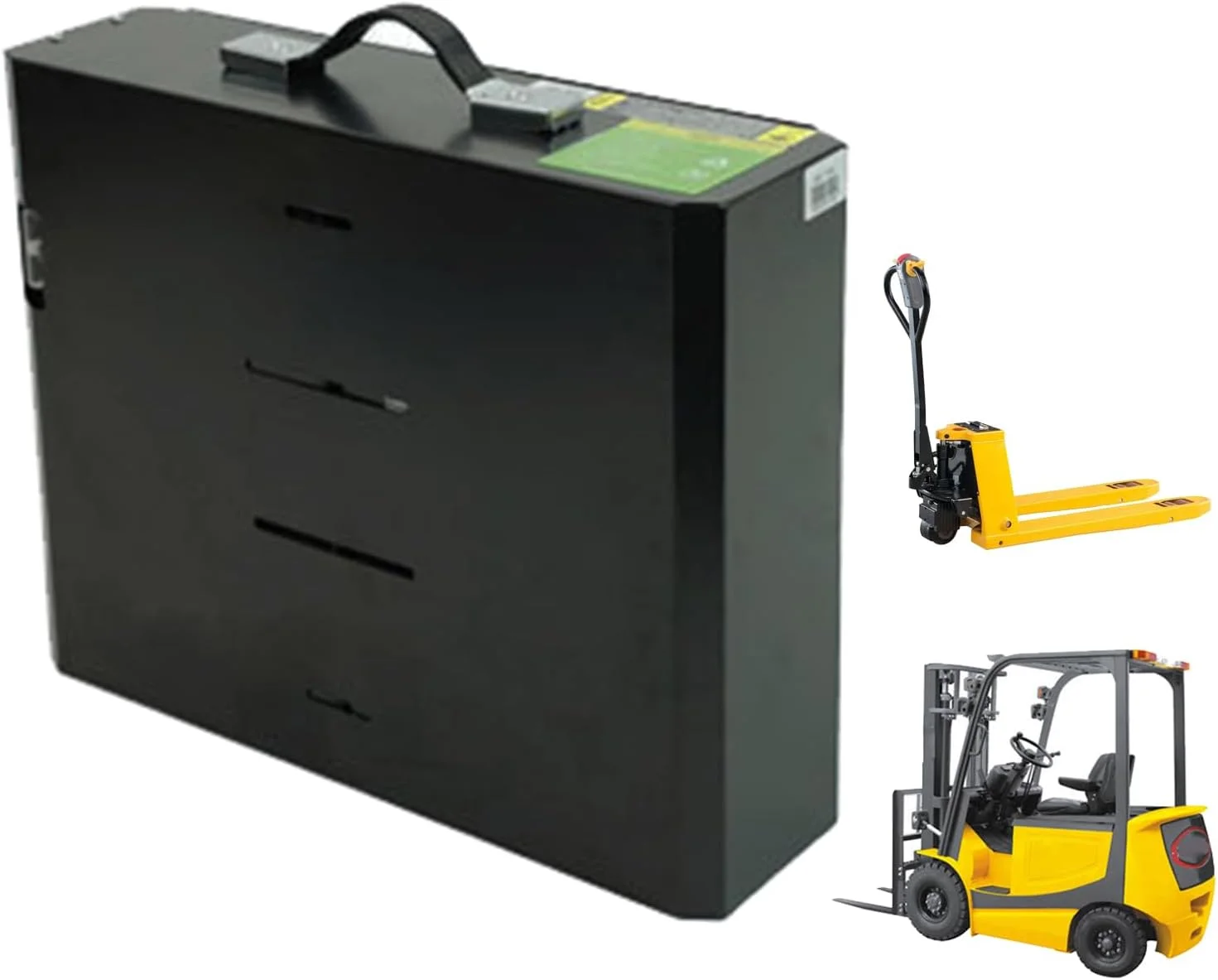 بسته باتری لیتیومی 48 ولت برای جک پالت برقی، 48 ولت 15 آمپر ساعت، بسته باتری لیفتراک برقی با دسته برای SL20L3E-E/ ETU20، لوازم جانبی یدکی
