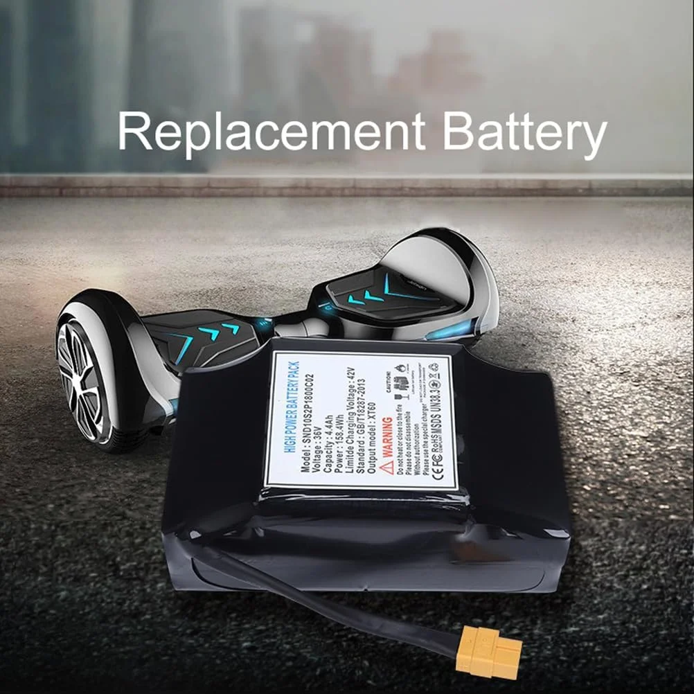 بسته باتری اسکوتر برقی 36 ولت 4.4 آمپر ساعت، 4400 میلی آمپر ساعت با BMS و XT60 برای کیت موتور اسکوتر تاشو 158.4 وات ساعت