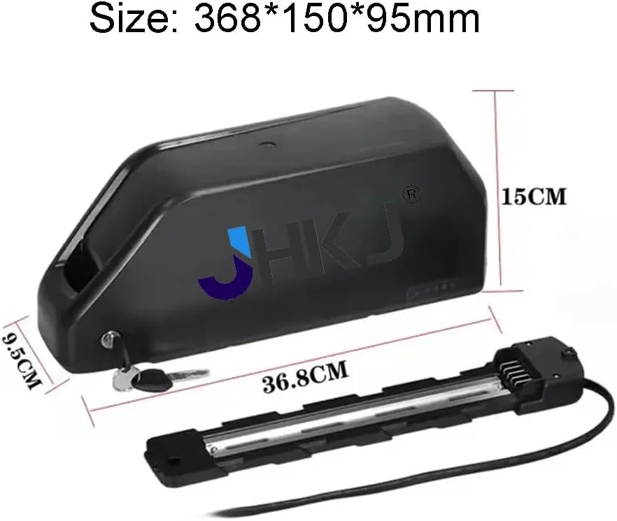 بسته باتری لیتیوم یونی دوچرخه برقی 52 ولت 18 آمپر ساعت، 19.2 آمپر ساعت، 20 آمپر ساعت، 22.5 آمپر ساعت، 24 آمپر ساعت، 25 آمپر ساعت، 60 ولت 18 آمپر ساعت، 20 آمپر ساعت، 72 ولت 15 آمپر ساعت Downtube برای کیت تبدیل دوچرخه برقی 0-1300 وات، Anderson، 52V22.5Ah