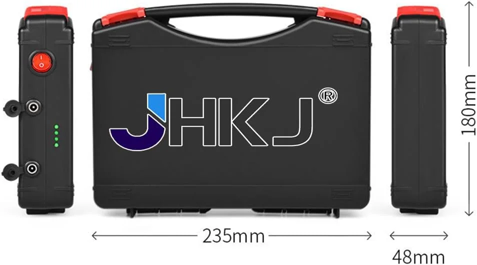 بسته باتری لیتیومی قابل حمل 12 ولت با ظرفیت بالا برای روشنایی، دوربین و صدا