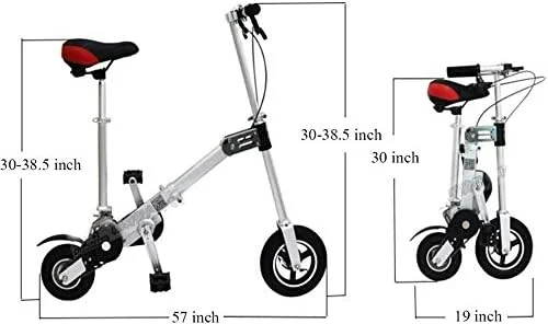 دوچرخه تاشو مینی ساده و شیک، تک سرعته، مناسب بزرگسالان، با فریم آلیاژ آلومینیوم، جذب شوک، مناسب رفت و آمد شهری (سایز: X11)