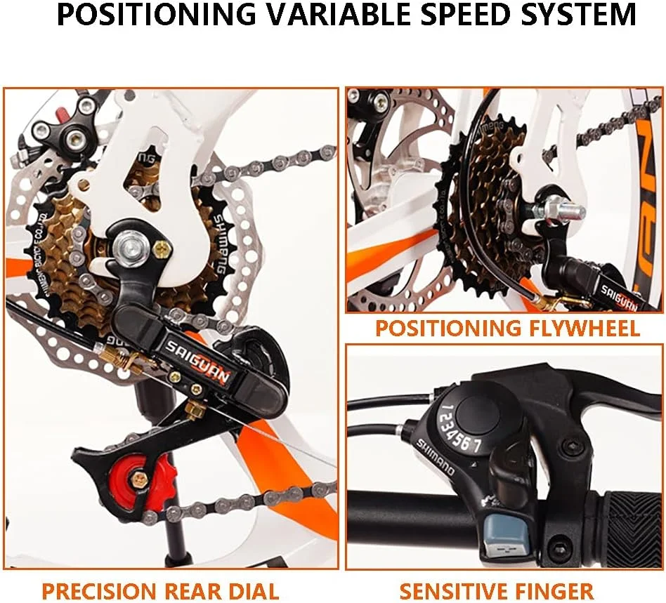 دوچرخه تاشو شهری ساده و مدرن 20 اینچی با 7 دنده، دوچرخه تاشو فولادی کربنی کوچک، دوچرخه تاشو 7 سرعته متغیر مناسب برای بزرگسالان، دوچرخه شهری قابل حمل