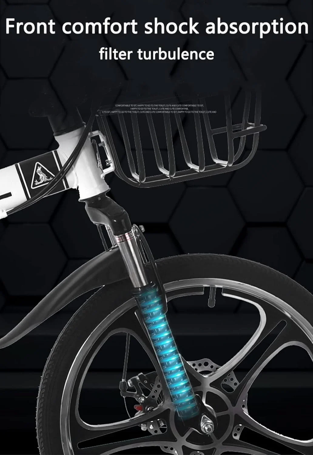 دوچرخه تاشو شیک و ساده 16/20 اینچی 7 سرعته، دوچرخه تاشو فولادی کربنی با ترمز دیسکی دوبل، دوچرخه های تاشو شهری، دوچرخه تاشو شهری، ورزش های فضای باز A 20 اینچ