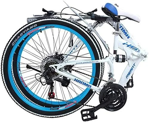 دوچرخه تاشو بزرگسالان با طراحی ساده و مدرن، ترمز دیسکی دوبل، دوچرخه کوهستانی تاشو با سیستم تعلیق دوگانه، دوچرخه مسافرتی قابل حمل (رنگ: سفید، سایز: 2421 دنده) دوچرخه تاشو بزرگسالان با طراحی ساده و مدرن، ترمز دیسکی دوبل، دوچرخه کوهستانی تاشو با سیستم تعلیق دوگانه، دوچرخه مسافرتی قابل حمل (رنگ: سفید، سایز: 2421 دنده)