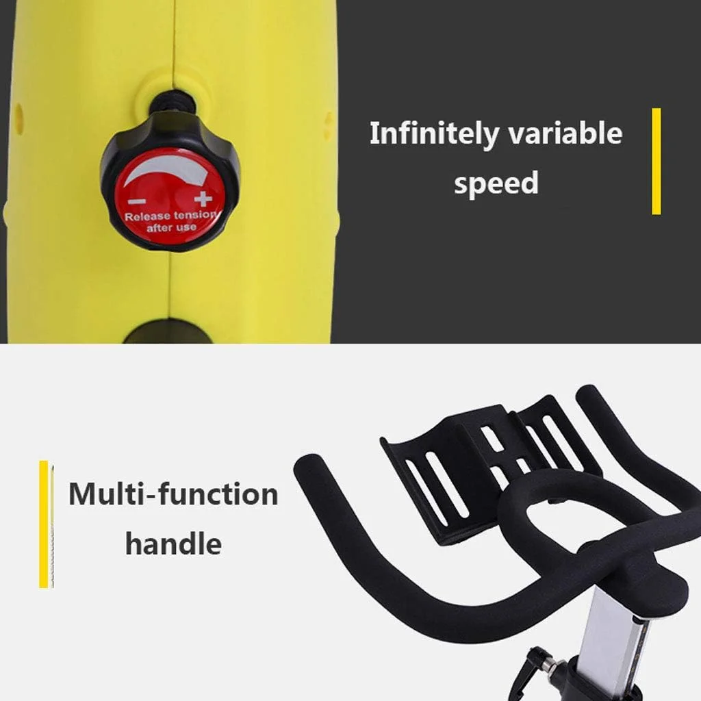 دوچرخه ورزشی، تجهیزات ورزشی، چرخ لنگر وزن جامد، سرعت متغیر بی نهایت، صدای بسیار کم، مناسب برای استفاده در دفتر یا خانه