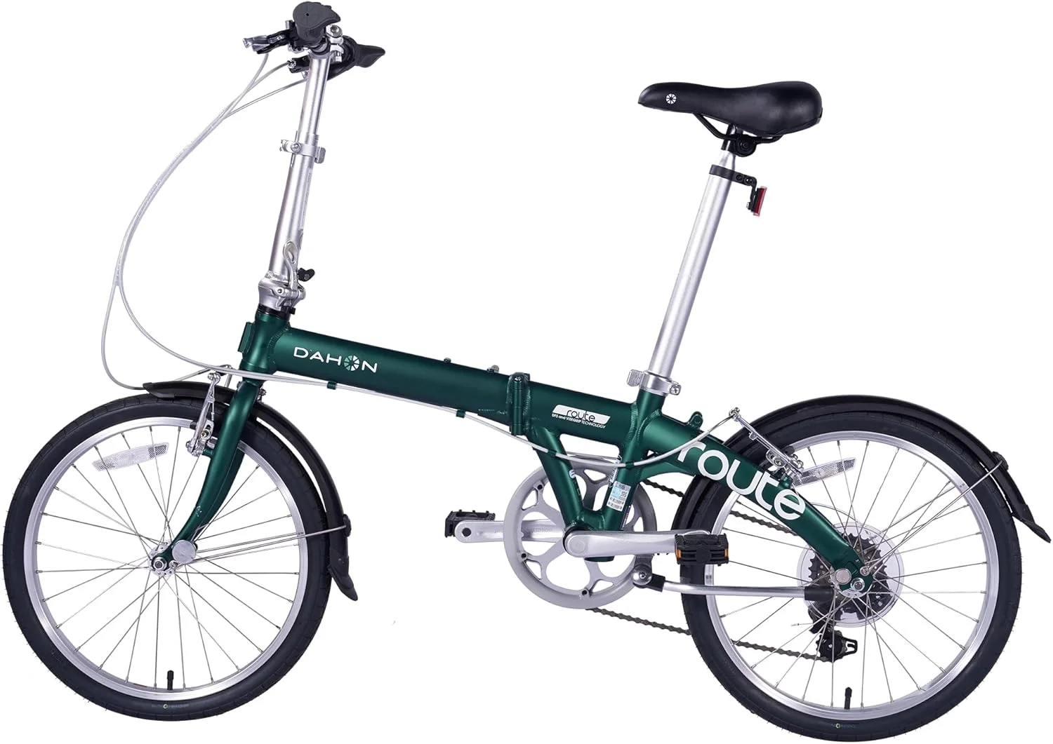 دوچرخه تاشو داهون روت، چرخ 20 اینچی، سبز تیره دوچرخه تاشو داهون روت، چرخ 20 اینچی، سبز تیره