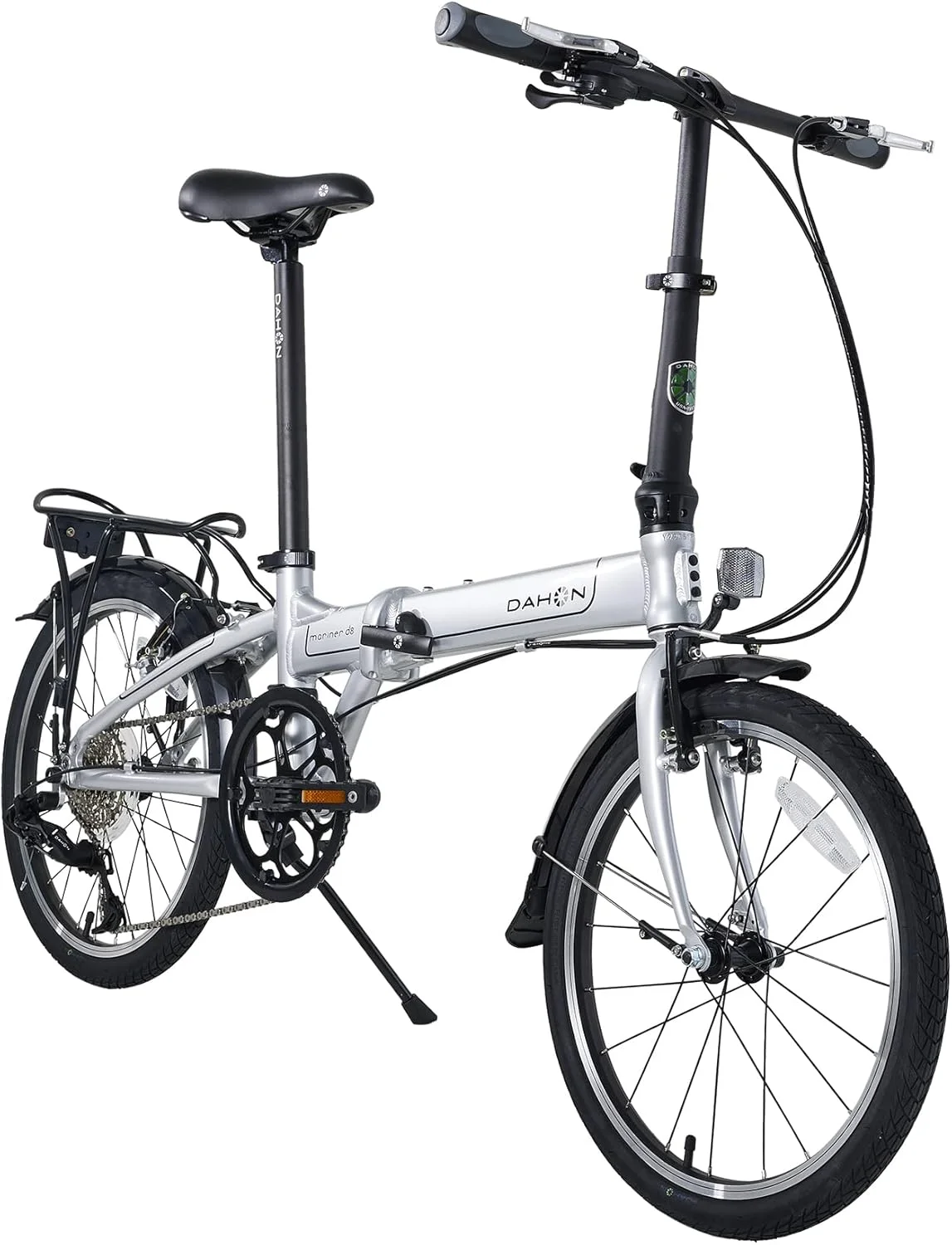 دوچرخه تاشو داهون Mariner D8، فریم آلومینیومی سبک وزن؛ 8 دنده؛ دوچرخه تاشو 20 اینچی برای بزرگسالان