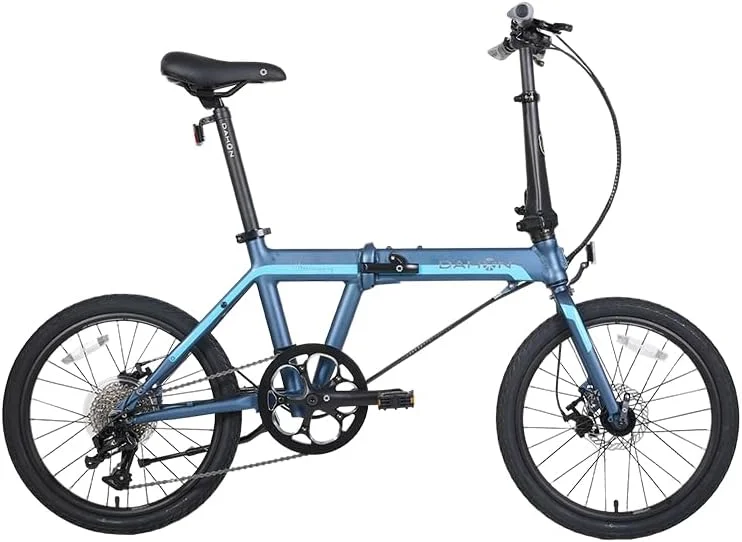 دوچرخه تاشو داهون همینگوی، چرخ‌های 20 اینچی، آبی، حمل و نقل شهری جمع و جور