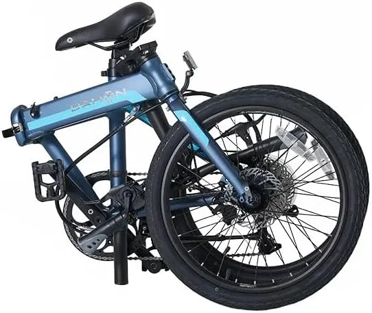 دوچرخه تاشو داهون همینگوی، چرخ‌های 20 اینچی، آبی، حمل و نقل شهری جمع و جور
