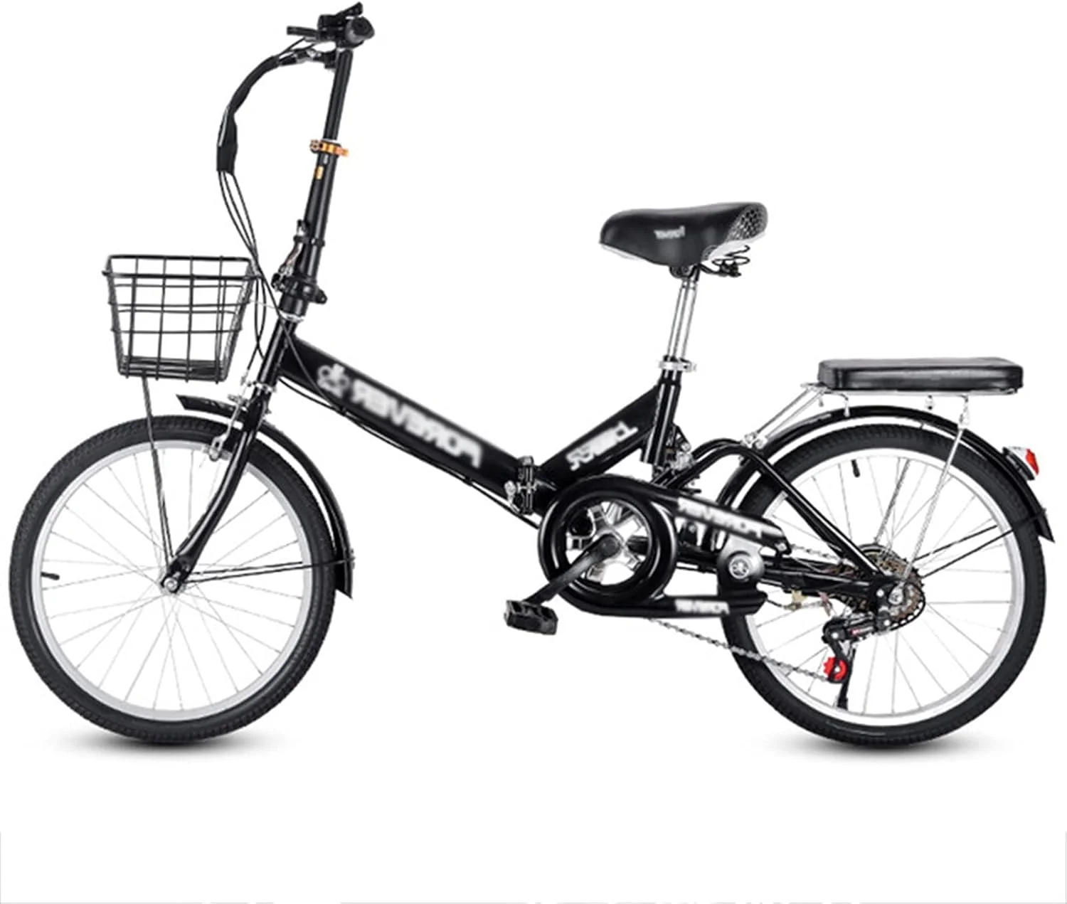 دوچرخه بچه گانه 20 اینچی تاشو دنده ای، دوچرخه کوهستان، صندلی قابل تنظیم با ترمز دیسکی، دوچرخه شهری (رنگ: Style1)