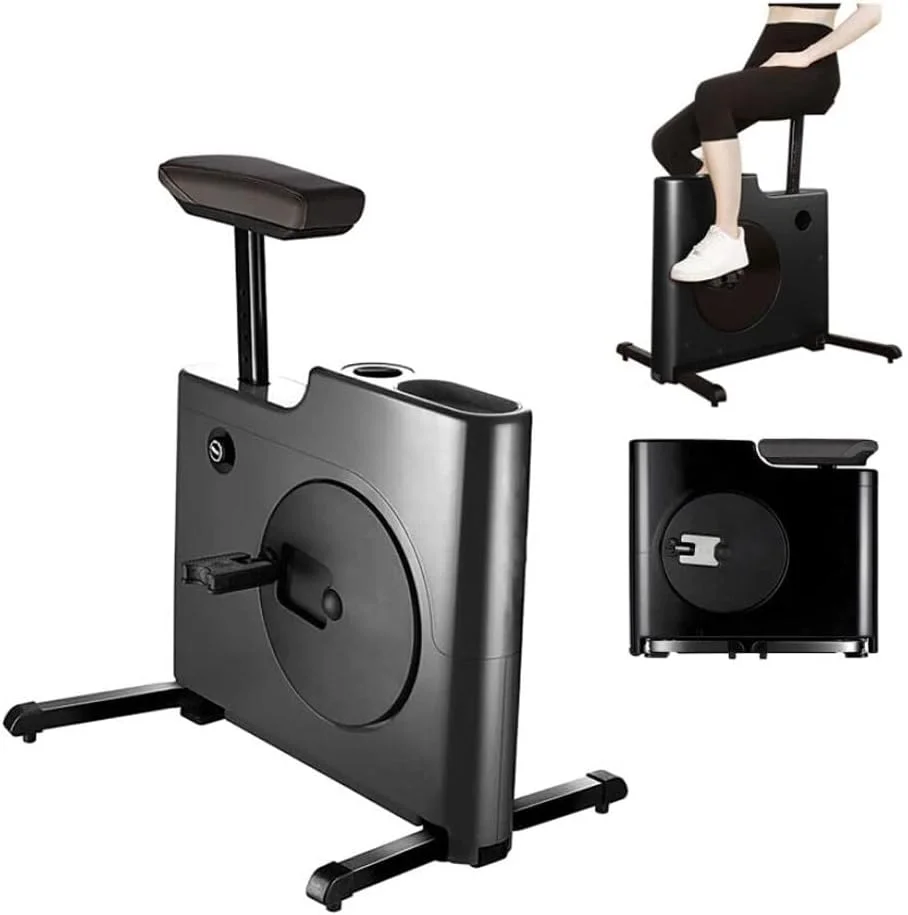 دوچرخه ثابت ورزشی تاشو، دوچرخه اسپینینگ فوق العاده بی صدا با کنترل مغناطیسی، مناسب ورزش در خانه، تسمه بی صدا تقویت شده دولایه