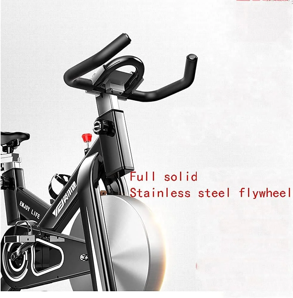 دوچرخه ثابت ورزشی بی صدا Ckrbacy، دوچرخه ورزشی داخل سالن، تجهیزات ورزشی خانگی، دوچرخه ورزشی با کنترل مغناطیسی، تاشو، تحمل وزن 120 کیلوگرم، دوچرخه بی صدا داخل سالن