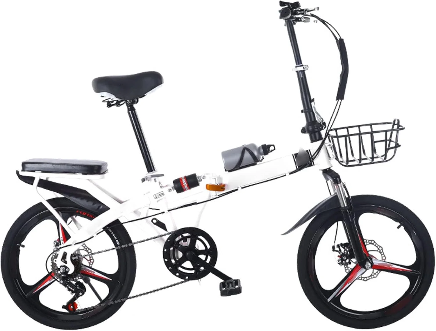 دوچرخه تاشو دانشجویی بزرگسال با دنده متغیر دوگانه، ترمز دیسکی برای دوچرخه کوهستانی قابل حمل دوچرخه تاشو دانشجویی بزرگسال با دنده متغیر دوگانه، ترمز دیسکی برای دوچرخه کوهستانی قابل حمل