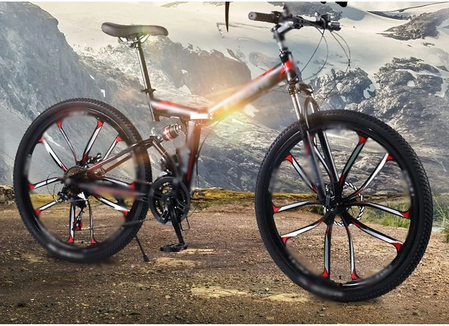 دوچرخه تفریحی، دوچرخه کورسی، دوچرخه تاشو، دوچرخه کوهستان 26/24 اینچ فولادی 21/24/27 سرعته با ترمز دیسکی دوبل