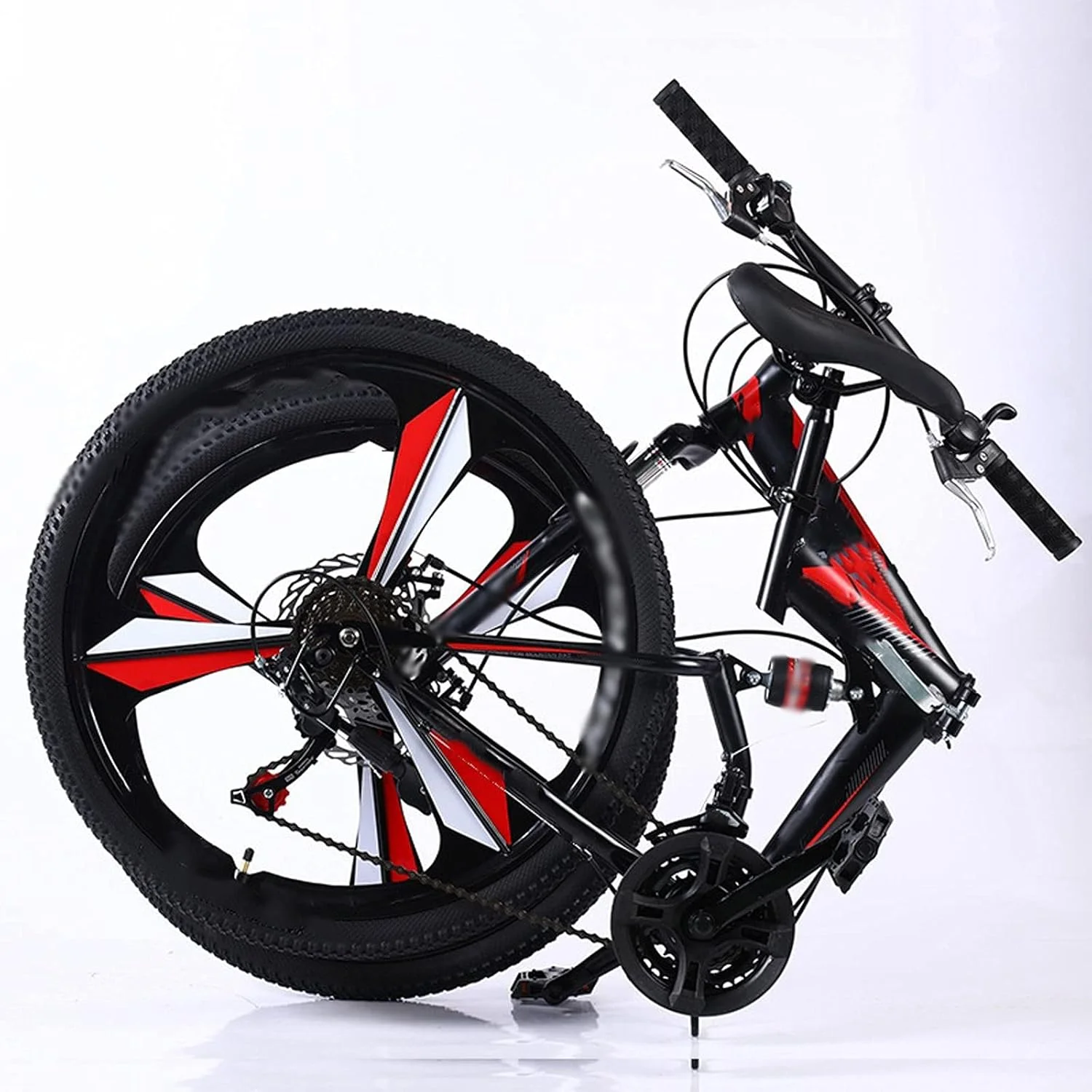 دوچرخه تفریحی، دوچرخه کورسی، دوچرخه تاشو، دوچرخه کوهستان 26/24 اینچ فولادی 21/24/27 سرعته با ترمز دیسکی دوبل