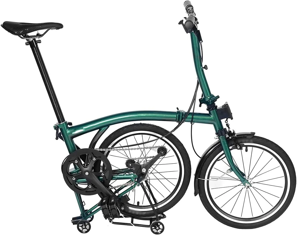 دوچرخه تاشو تفریحی 16 اینچی با دسته S، فولاد کروم مولیبدن، 3 سرعته داخلی، فریم فولادی دوچرخه تاشو تفریحی 16 اینچی با دسته S، فولاد کروم مولیبدن، 3 سرعته داخلی، فریم فولادی