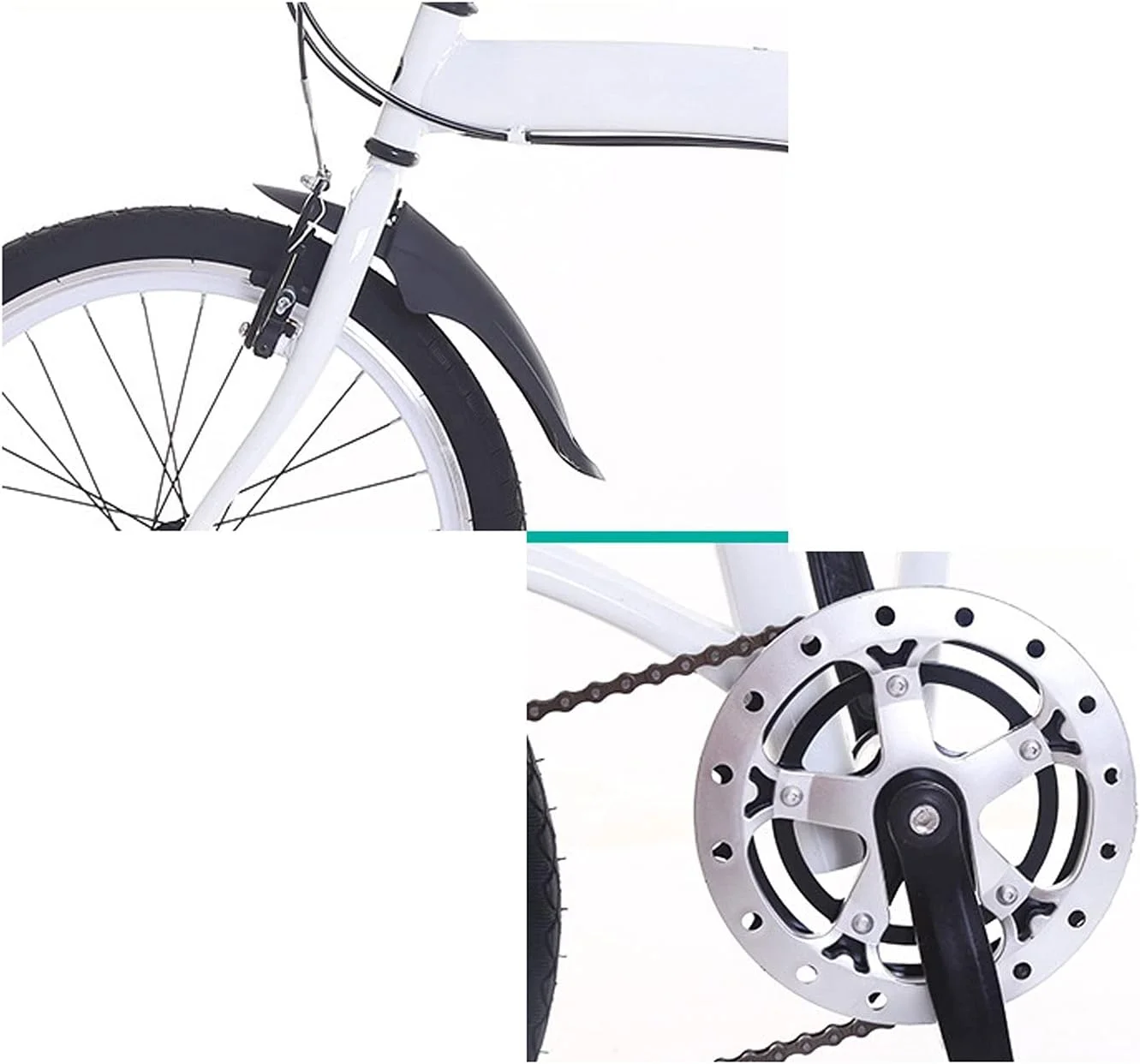 دوچرخه تفریحی 20 اینچی 6 سرعته تاشو با فریم فولادی کربنی و رنگ شده، دوچرخه پدالی جمع و جور بزرگسال دوچرخه تفریحی 20 اینچی 6 سرعته تاشو با فریم فولادی کربنی و رنگ شده، دوچرخه پدالی جمع و جور بزرگسال