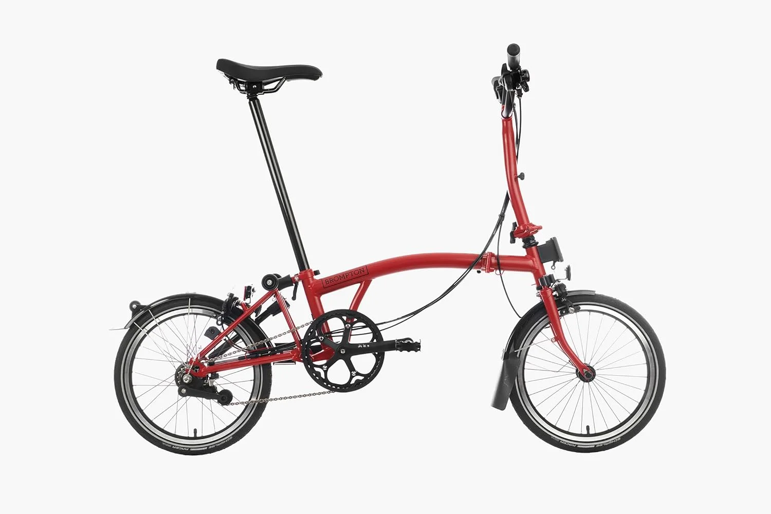 دوچرخه تاشو 6 سرعته Brompton C Line - سبز مسابقه ای (بلند)