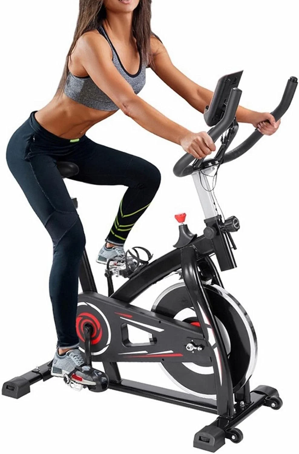 دوچرخه ثابت، دستگاه ورزشی خانگی بی صدا، تجهیزات تناسب اندام، دوچرخه اسپینینگ ایستاده، ابزار ورزشی داخلی و کاهش وزن