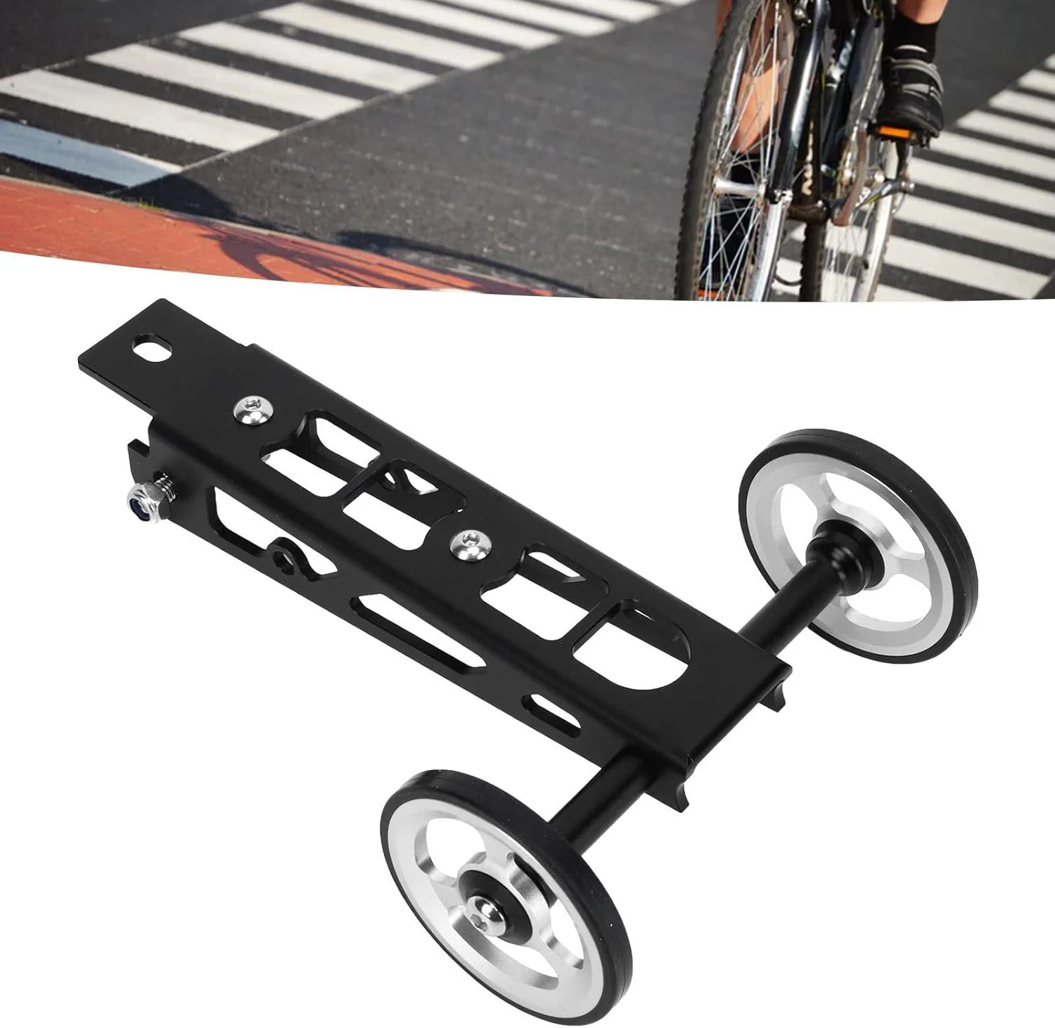 چرخ آسان دوچرخه، میله اتصال چرخ آسان ماشینکاری دقیق CNC ساختار بلبرینگ با وزن سبک به همراه نگهدارنده بطری آب برای لوازم جانبی دوچرخه