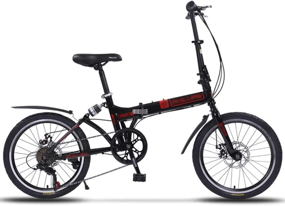 دوچرخه تاشو مدل Folding چرخ 20 اینچ رنگ مشکی