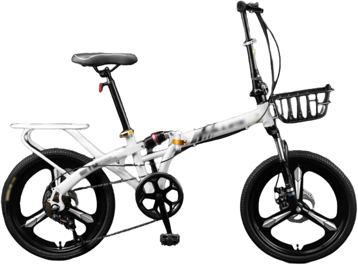 دوچرخه تاشو 20 و 22 اینچی - دوچرخه تاشو بزرگسالان با 7 دنده، فریم فولادی کربنی، چرخ یکپارچه، دوچرخه تاشو برای رفت و آمد شهری