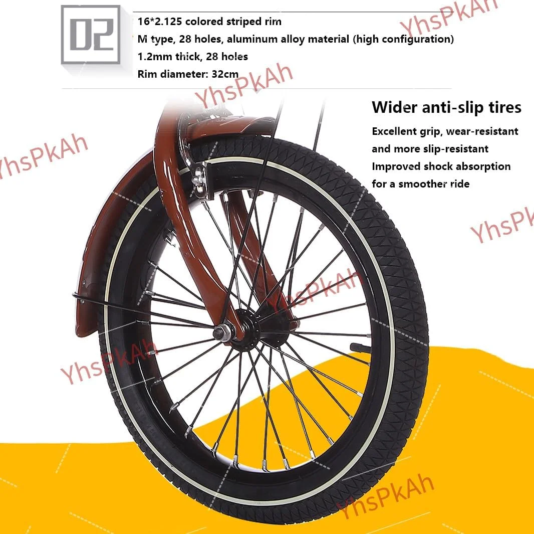 سه چرخه بزرگسال 16 اینچی با صندلی عقب و سبد، دوچرخه های 3 چرخ، دوچرخه های تک پدال، با فریم فولادی کربنی، سه چرخه باربری برای سالمندان، زنان و مردان - مشکی سه چرخه بزرگسال 16 اینچی با صندلی عقب و سبد، دوچرخه های 3 چرخ، دوچرخه های تک پدال، با فریم فولادی کربنی، سه چرخه باربری برای سالمندان، زنان و مردان - مشکی