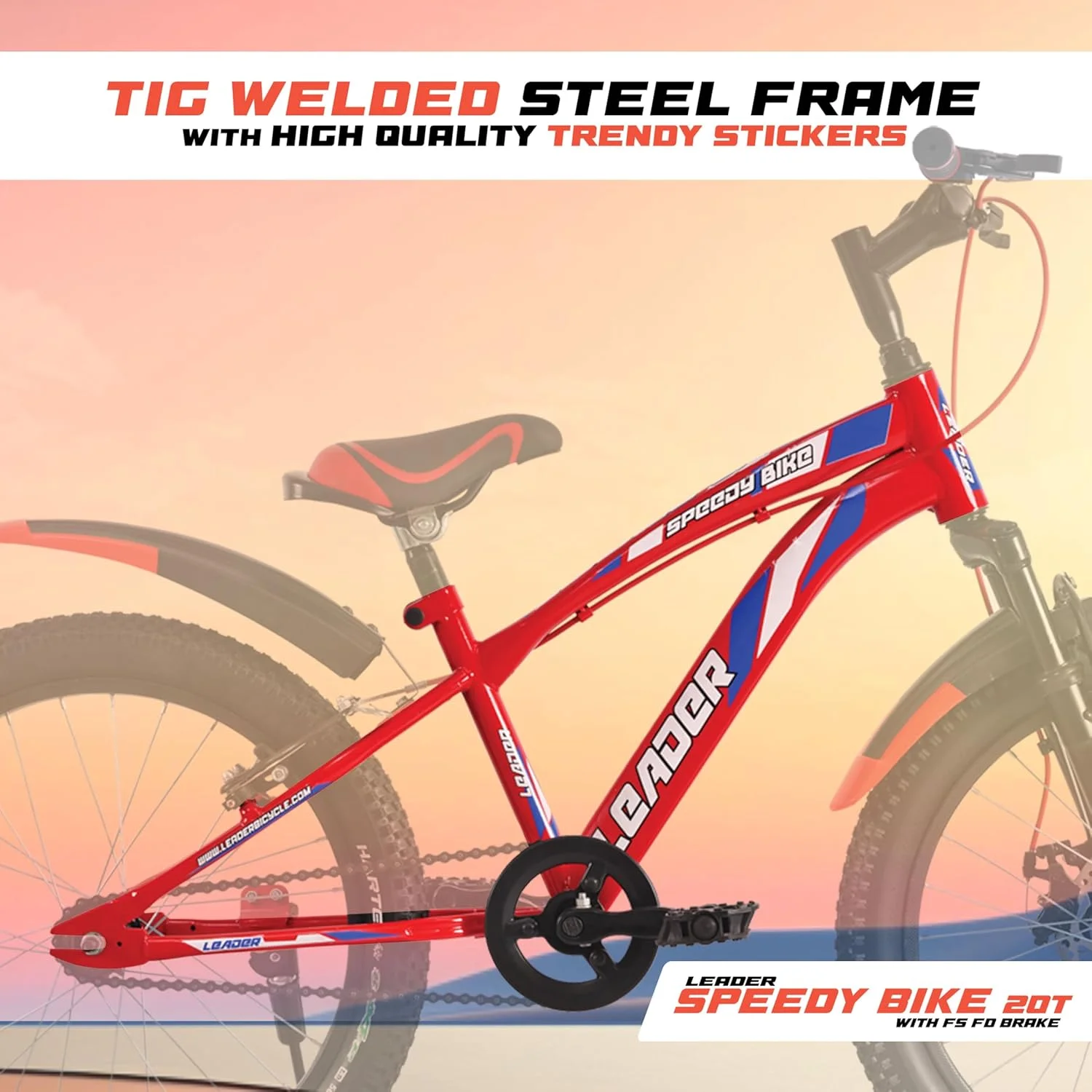 دوچرخه بچه گانه لیدر Speedy Bike سایز 20