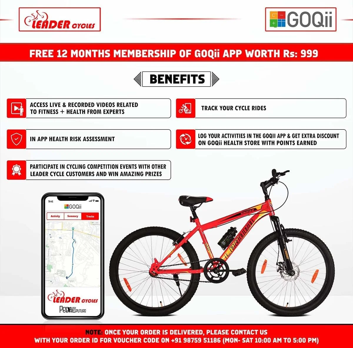 دوچرخه کوهستان لیدر اسنایپر سایز 24 با سیستم تعلیق جلو و ترمز دیسکی تک سرعته مناسب آقایان - قرمز/مشکی. ایده آل برای 10 سال به بالا