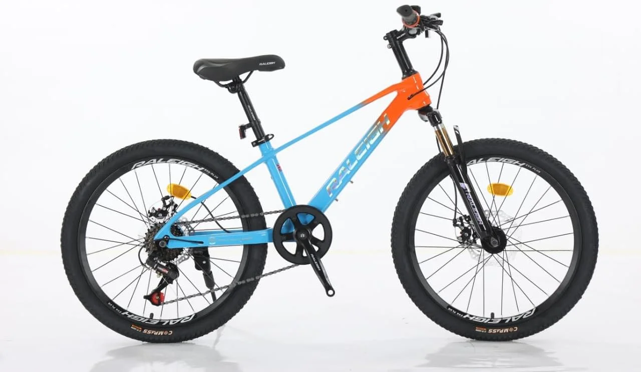 دوچرخه کوهستانی کودکانه رالی EVA Plus، فریم منیزیومی 22 اینچی، 7 دنده، ترمز دیسکی دوچرخه کوهستانی کودکانه رالی EVA Plus، فریم منیزیومی 22 اینچی، 7 دنده، ترمز دیسکی