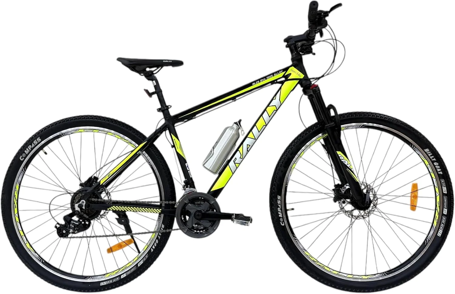 دوچرخه کوهستانی رالی، سایز 29 اینچ، فریم آلومینیومی، 24 دنده، ترمز هیدرولیک، کمک فنر جلو دوچرخه کوهستانی رالی، سایز 29 اینچ، فریم آلومینیومی، 24 دنده، ترمز هیدرولیک، کمک فنر جلو