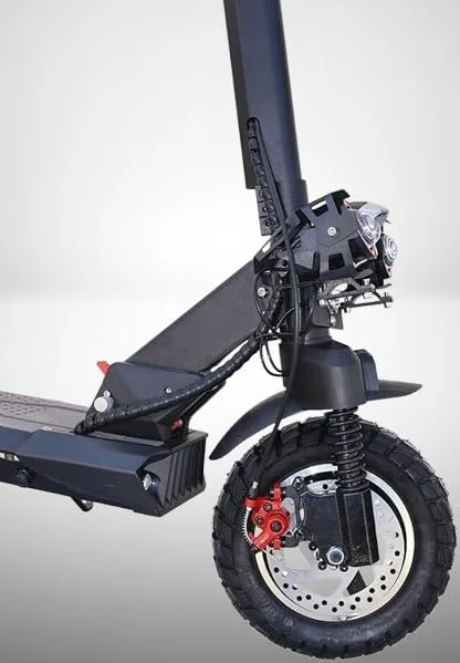 اسکوتر برقی حرفه ای برای بزرگسالان - موتور 2000 وات | حداکثر سرعت 65 کیلومتر در ساعت | باتری 48 ولت 13 آمپر | بدنه تاشو | نمایشگر LCD | چراغ های LED | ترمزهای دیسکی دوبل | تحمل وزن تا 150 کیلوگرم