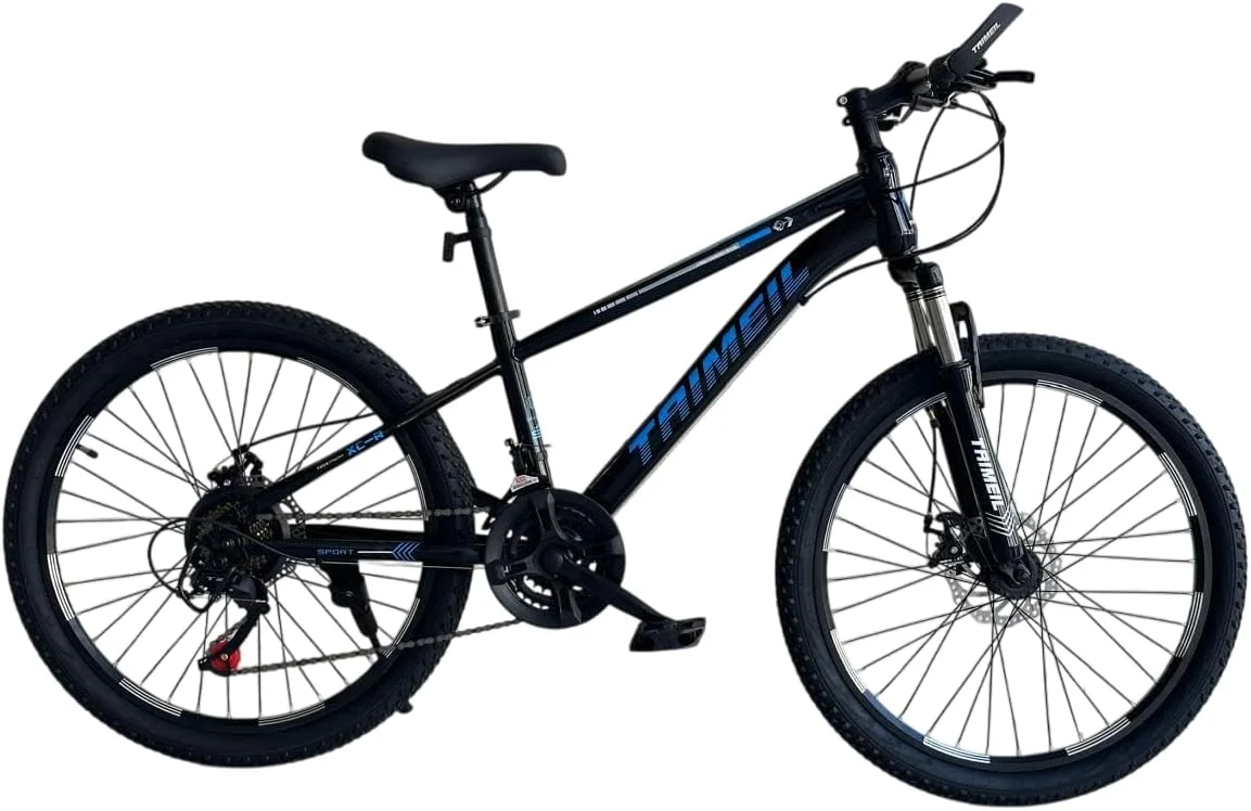 دوچرخه کوهستان، ۲۴ اینچ، ۲۱ دنده، بدنه فولاد کربنی، ترمز دیسکی