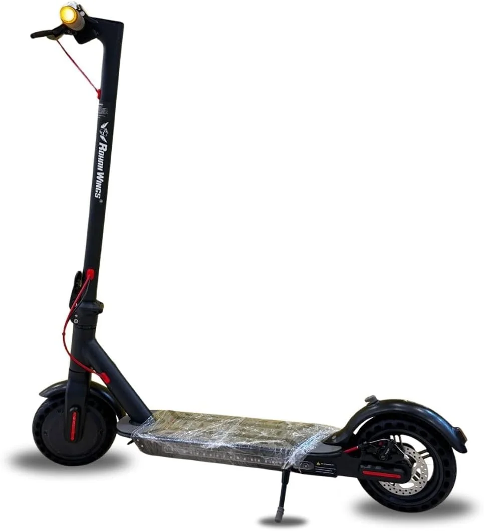 اسکوتر برقی HT 04 36V با اپلیکیشن بلوتوث | موتور براشلس 300W، سرعت 29 کیلومتر در ساعت و برد 18-23 کیلومتر | باتری 7.8Ah، لاستیک های جامد 8.5 اینچی، چراغ جلو LED و چراغ های راهنما، ظرفیت بار 100 کیلوگرم، سبک وزن