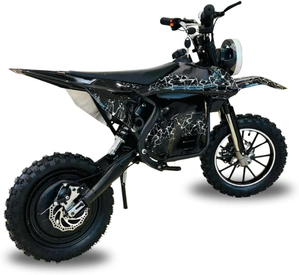 مینی موتور برقی 36 ولت برای کودکان | موتور 350 وات، سرعت 25 کیلومتر در ساعت و برد 5-8 کیلومتر | باتری 36 ولت 7.8 آمپر ساعت، فریم سبک 12 کیلوگرمی، ظرفیت بار 70 کیلوگرم - سواری سرگرم کننده و ایمن برای موتورسواران جوان در خارج از جاده