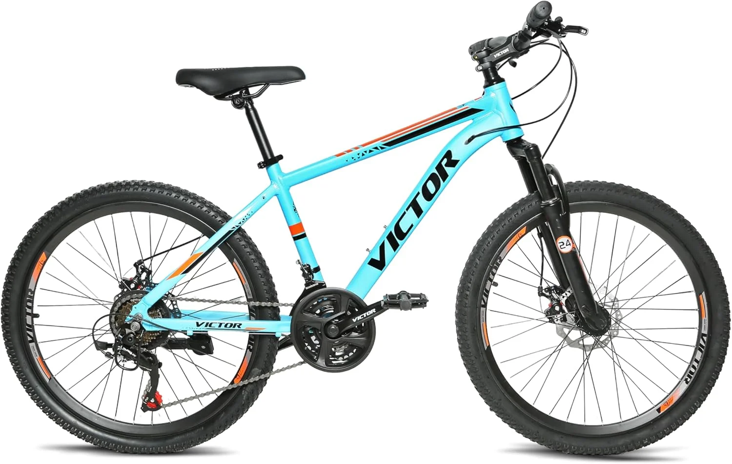 دوچرخه کوهستانی جوانان/بزرگسالان Derak Victor سایز 26 اینچ، 7-21 دنده
